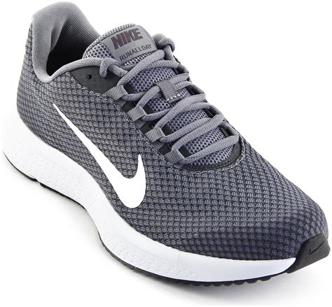 grey nike running shoes men's